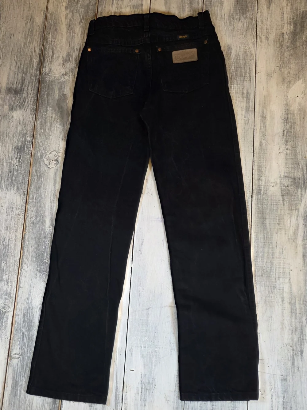 Wrangler Kids Black Jeans Straight Leg sz 14 Slim
